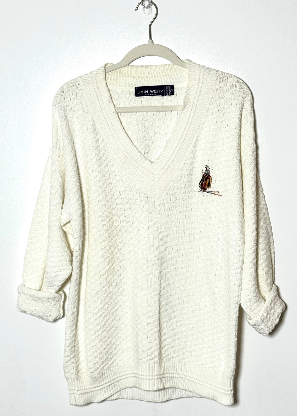 The Caddie Vintage Knit Sweater Second Season Golf