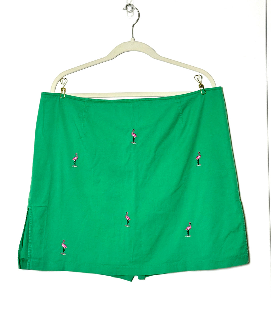 The Vintage Flamingo Fairway Skort Second Season Golf