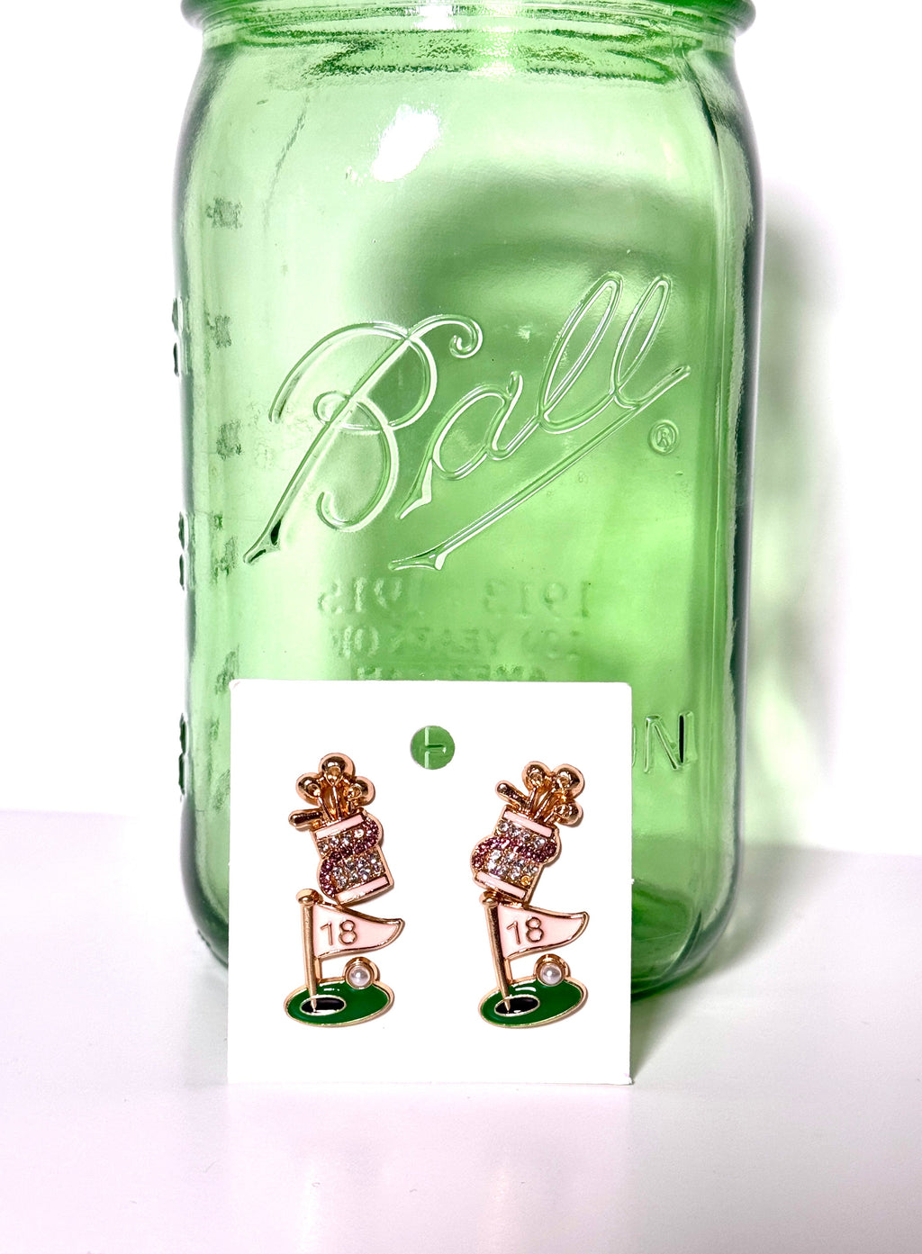 The 18th Hole Earrings Second Season Golf